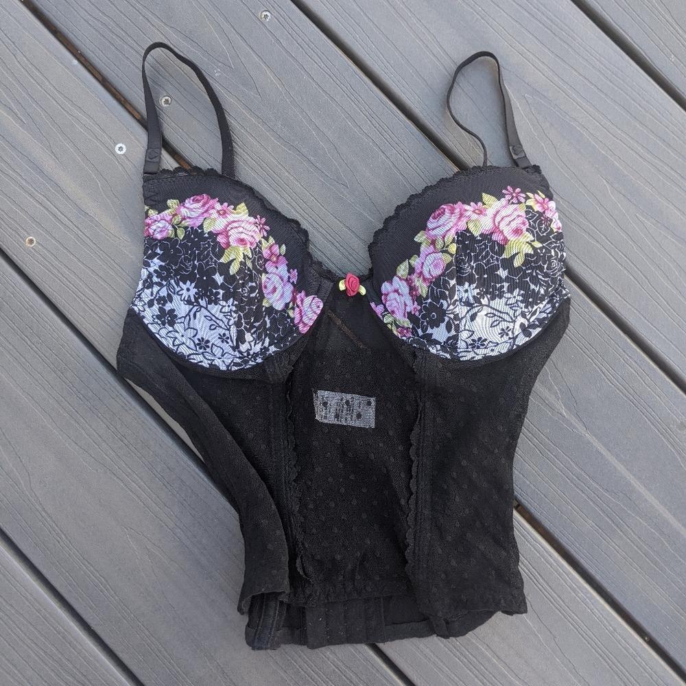 New Morgan de Toi Floral Lace Corset FR90B (34B US)
